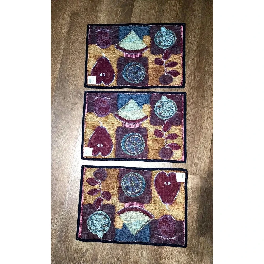 Delightful Fruits Table‎ Mat Placement Set Of 6
